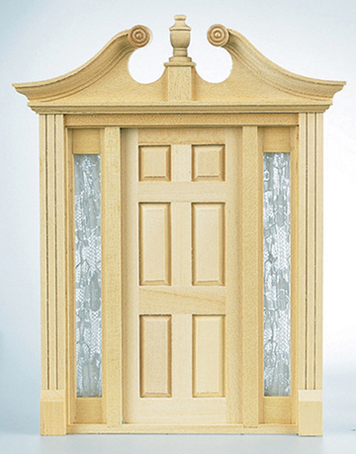 Dollhouse Miniature Deerfield Exterior Door